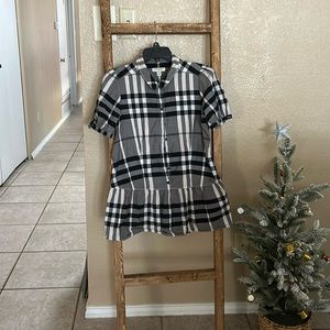 Burberry plaid shirt